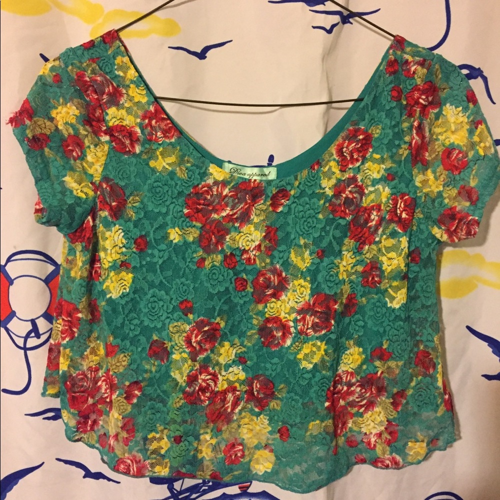 🔥 5/$25- Diva appeared crop top sz M